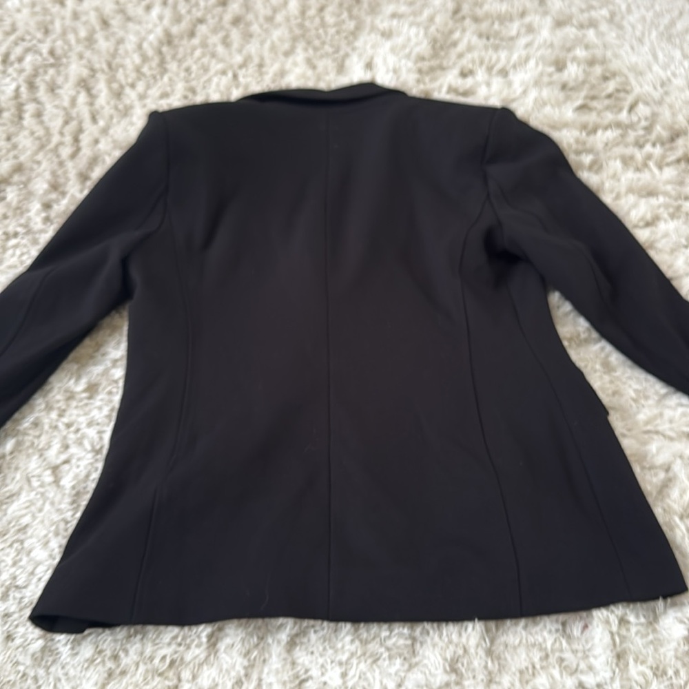 Zara Black and Gold Double-Breasted Blazer -size XL - Picture 4 of 4